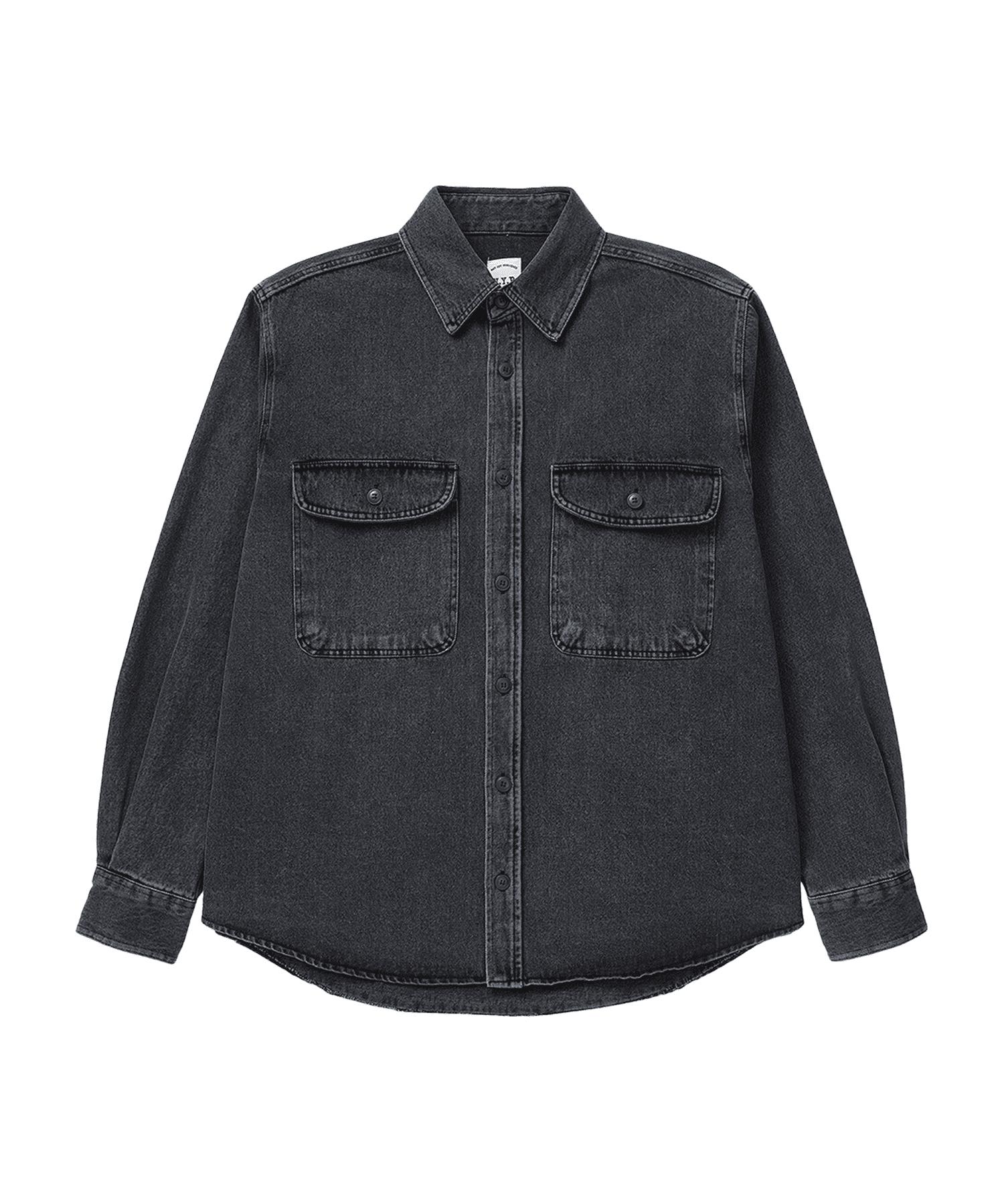 Nyp Denim Shirts (Black) Black/2