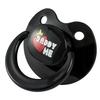 Bigshield Adult Sized Pacifier: Cute Paci Black for Anxiety - Soft Silicone Large Nipple Binky for Autism