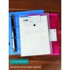 11-Hole Loose-Leaf Bag A4 Folder Protecting Bag Portfolio Contract Information Bag Certificate ID Storage Bag Examination Paper Bag