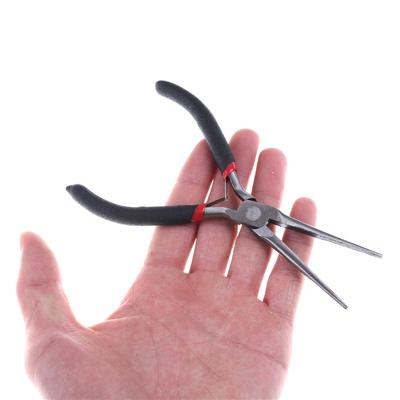 Extra lange Mini-Spitzzange mit Griff, Präzisionswerkzeug für Handwerk