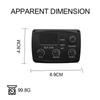 Acoustic Guitar Pickup Folk Classical Guitar Pickup LCD Display with 4-band EQ for Folk Guitar