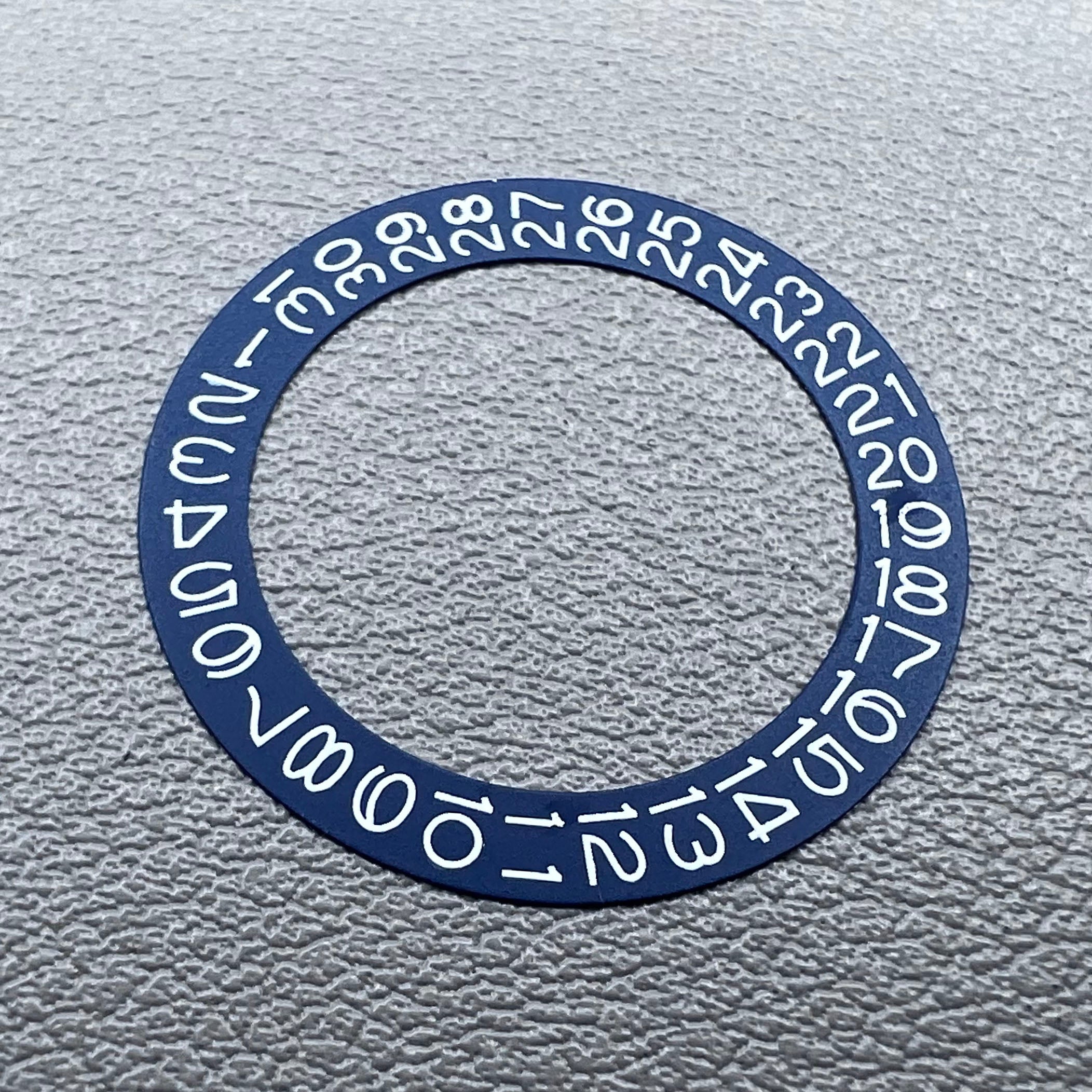 Синий джинсовый фон Колесо диска даты Накладка для механизма Miyota NH35 NH36