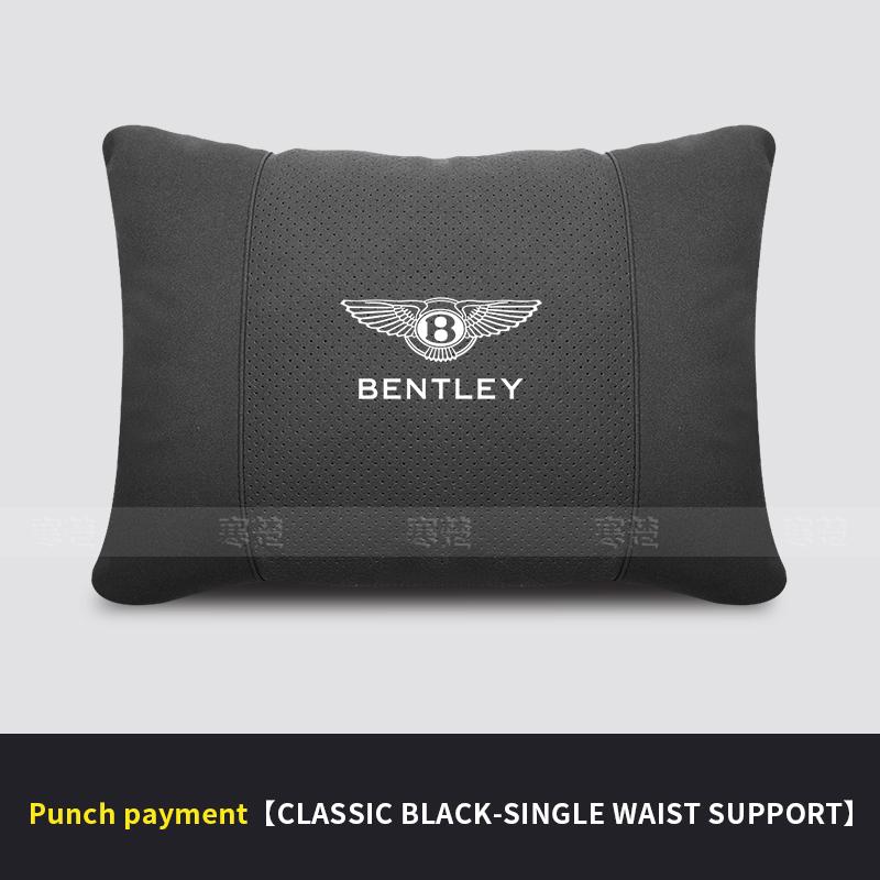 For Bentley Continental GT MULLINER Bentayga Flying Hurtling Spurlogo Car Headrest Neck Support Lumbar Cushion Soft Neck Pillow