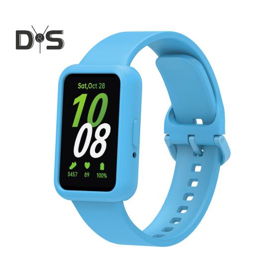 Smartwatch Silicone Protective Case Wear Resistant Anti-Scratch Easy To Install Protective Bumper Shell Cover for SamsungGalaxy Fit 3