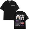 Rapper Morad MDLR Tour Album T Shirt Unisexs Unisex High Quality Cotton Tee Shirt Fashion Hip Hop Short Sleeve Tshirts Streetwear