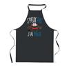 Kitchen Apron - PLANETEE - I Can't Magic - Black - 90x60 Cm - Durable Printing France