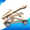 Family Interactive Wooden Catapult Educational Toy Set for Science Experiments and Creative Assembly Activities