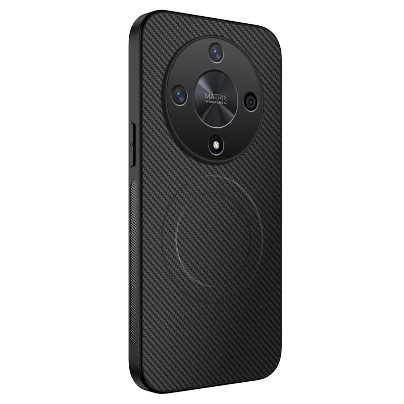 Premium Magnetische Hülle aus Kohlefaser für Honor X6B X6C X7B X7C X7D X8C X9D X9C Smart Weiche Kabellose Lade-Handyhülle für Honor X9D
