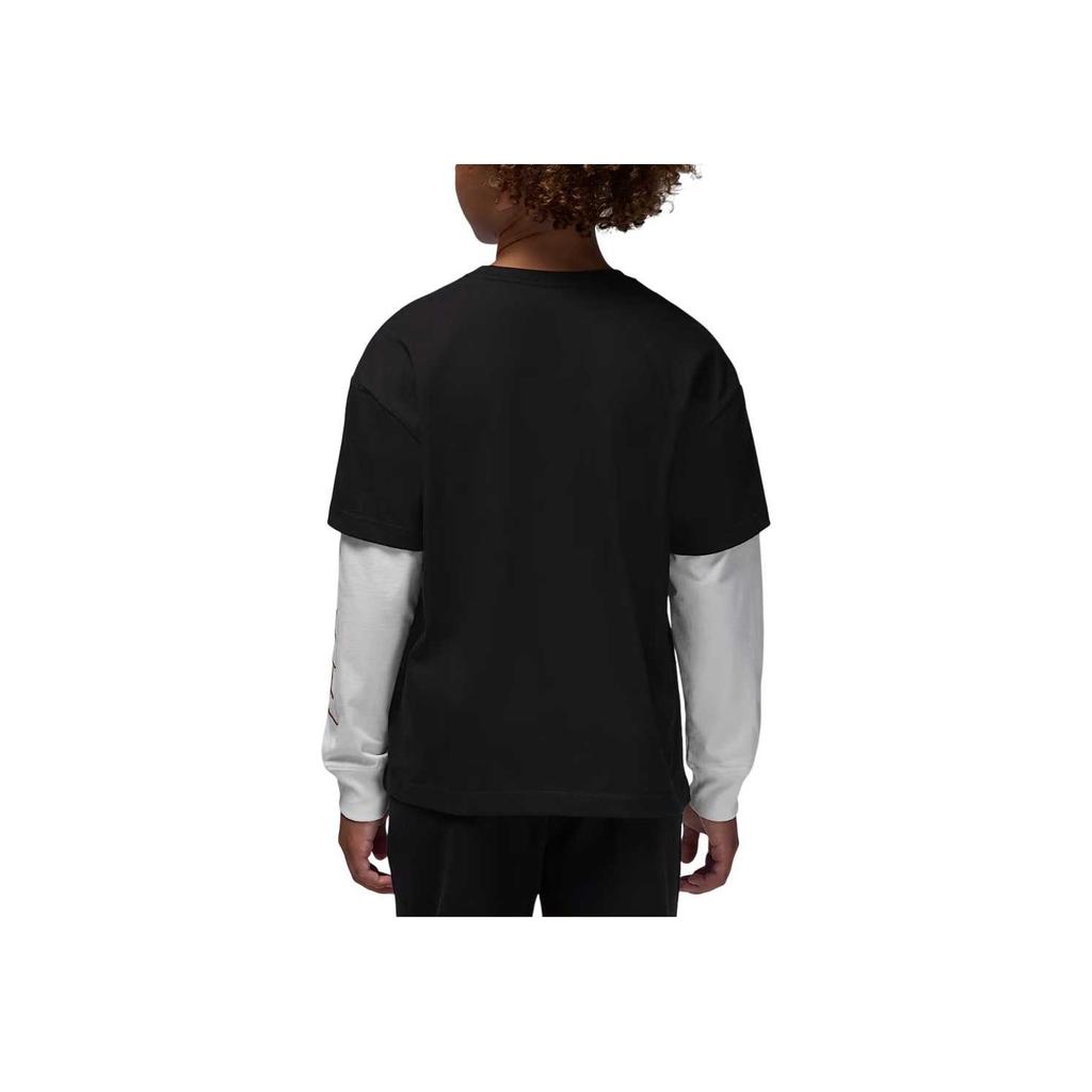 Jordan Mountainside Color Block Long Sleeve Layered Look T-Shirt Kids Tops IO6177-010