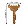Sandalwood Meridians Massage Comb Copper/Horn Balls Lymphatic Drainage Massager  Breast Massage