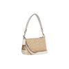 New COACH Lonnie Fabric With Leather Shoulder Bag Handbag Crossbody Bag Shoulder Bag Women's Light Khaki C8306-IMDQC