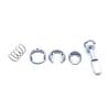1set Car Iron Door Lock Cylinder Repair Kit Front Left or Right 1U0837167 1U0837168 For A6 Allroad C5 S6 RS6 GOLF