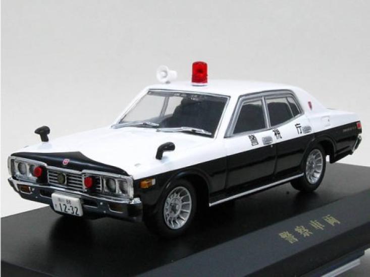 DISM 330 Cedric Late Model Patrol Car Metropolitan Police Department Baja Completed Product 1/43 [Enkei Wheels]