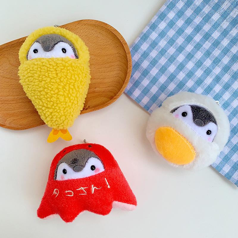 Cute Plush Mini Penguin Pendant Girl Backpack Pendant Birthday Gift Key Pendant