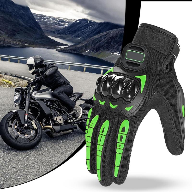 Riding Gloves Touchscreen Full Finger Biking Gloves For Men Hard Shell Breathable Motorcycle Accessories Powersports Protective