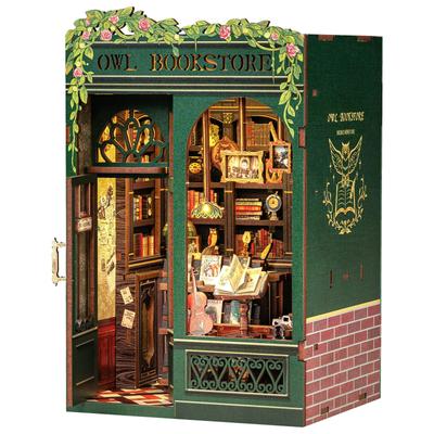 CuteBee -DIY BookNook Kit-Puppenhaus-Kit-Miniaturhaus-Kit-BookNook- Geeignete Zielgruppen Anfänger Jugendliche Erwachsene Geburtstagsgeschenk Dekoration