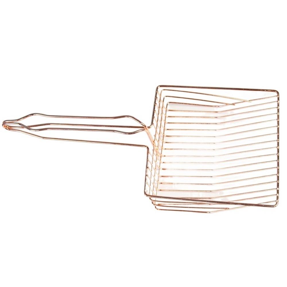 Metal Cat Litter Shovel Long Handle Kitten Litter Sand Shovel Waste Poop Cleaner  Home