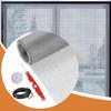 Window Screen Replacement Sliding Screen Replacement Kit 157x47 Inch Heavy-Duty Roll Sliding Door Repair Kit Pet Proof For Porch