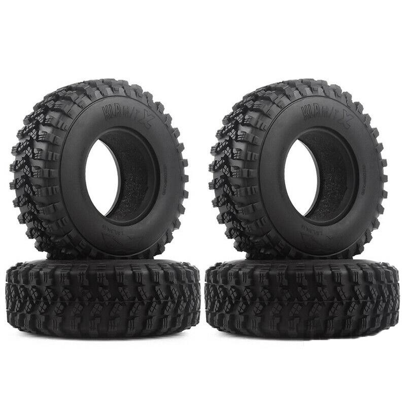 106mm 19" Gummihjul For 110 Rc Bil Axial Scx10 Rc4wd D90 Tf2 Mst Tamiya Leke