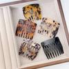French Slide Hair Comb Black Decorative Bun Hold Clips New French Side Comb  for Girls & Women