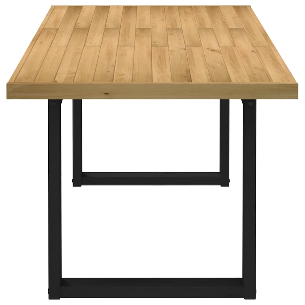 Vidaxl Dining Table, Noain, 180X90X75 Cm, Solid Pine Wood