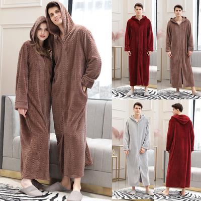mens zipper robe