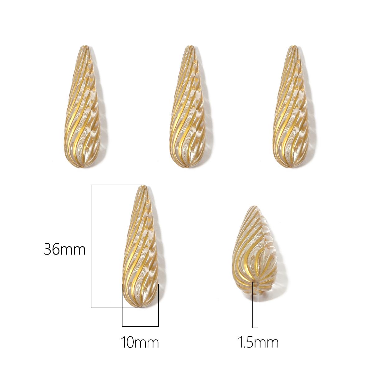 

15-50 шт. изысканные акриловые круглые овальные бусины в стиле барокко с цветком и сердцем, подвески для DIY ювелирных изделий, аксессуары для изготовления ремесел 10x36mm 15pcs