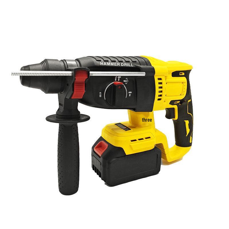 Brushless Cordless Rechargeable Rotary Hammer Drill with Lithium Battery