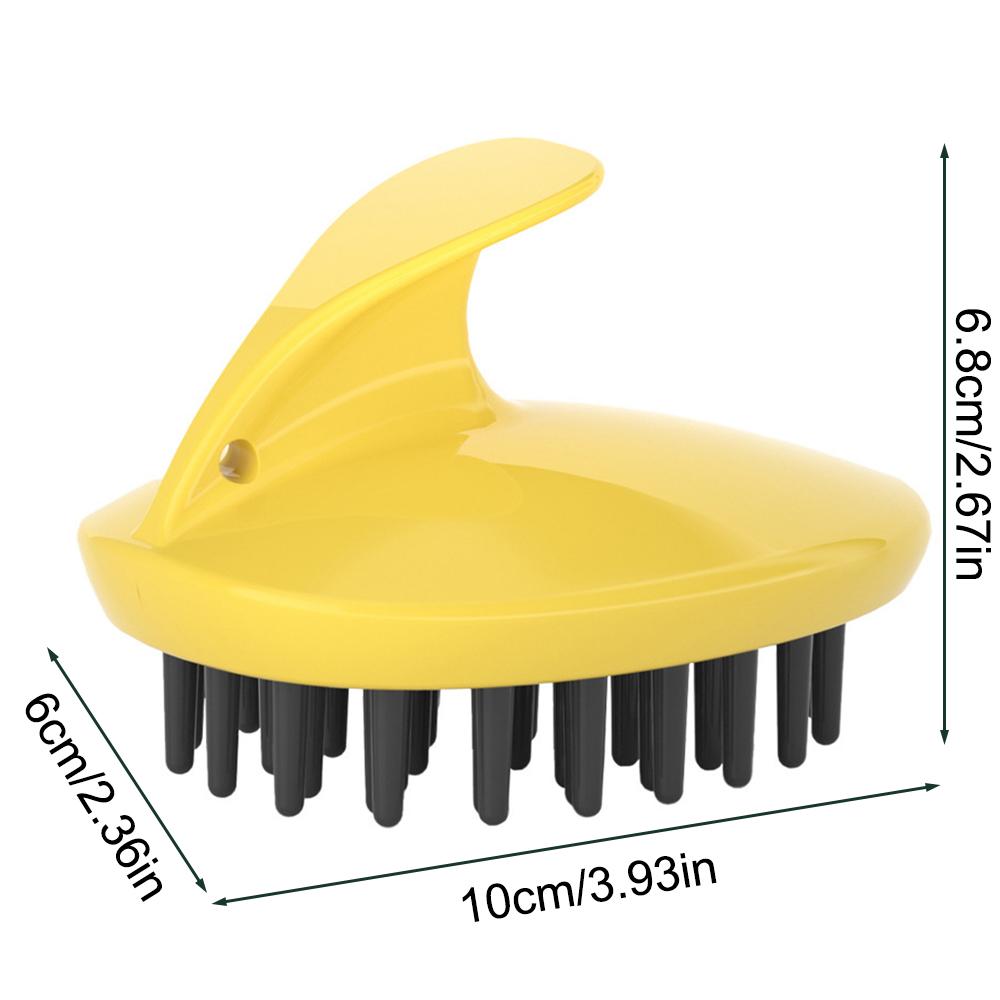 Head Hair Washing And Massage Brush Tool Silicone Adult Hair Grabber Scalp Meridian Hair Washing And Massage Comb