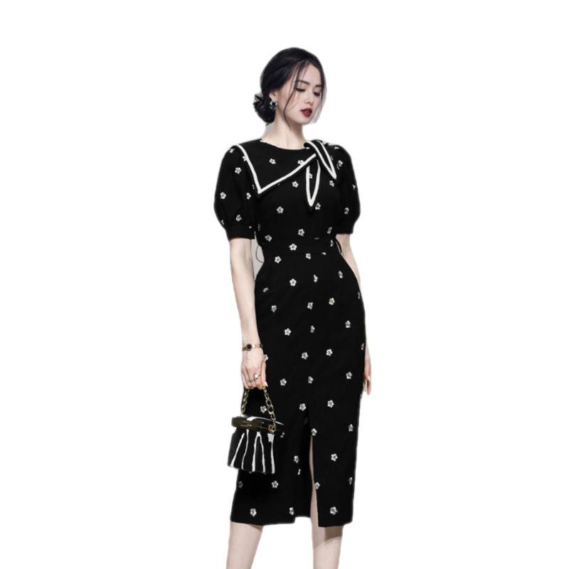 2022 Korean Style Luxury Embroidered Women's Evening Dress