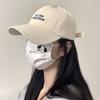 Duck Tongue Hat Women'S Versatile Letter Embroidered Curved Eaves Baseball Hat