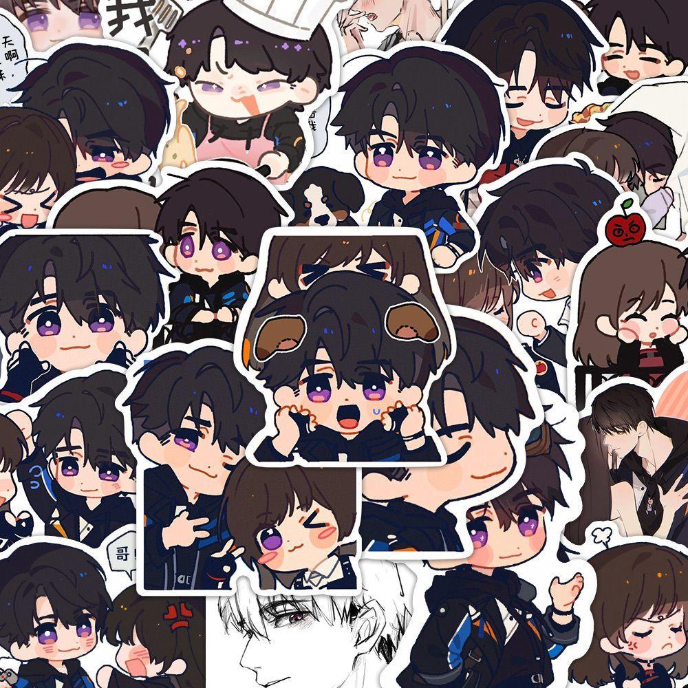 Hot Game Love and Deepspace Stickers Sylus Xavier Zayne Rafayel Caleb Cartoon Cosplay Character Stickers Decorate Prop Gifts
