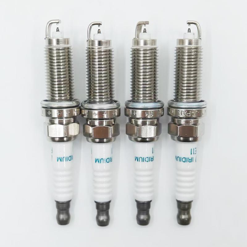 4/6pcs 22401-ED71B FXE20HE11 Platium Iridium Spark Plug Candles For Nissan Versa Tiida Micra X-Trail DILZKAR6A11 22401 ED71B