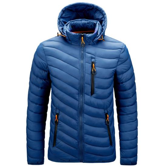 Coat Waterproof Detachable Hat Long Sleeve Stand Collar Warm Winter Jacket for Daily Wear