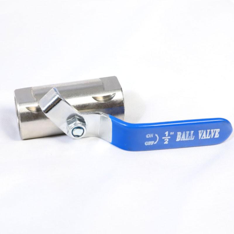 Cantonese Stainless Steel High-Temp Steam Ball Valve, Gate Valve, Female Threaded, Sizes: 1/2", 3/4", 1", DN15