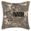 Pillow Covers Cool Nash Fishing Logo Sofa Decorative Home Double-Sided Printing Short Plush Cute Cushion Cover