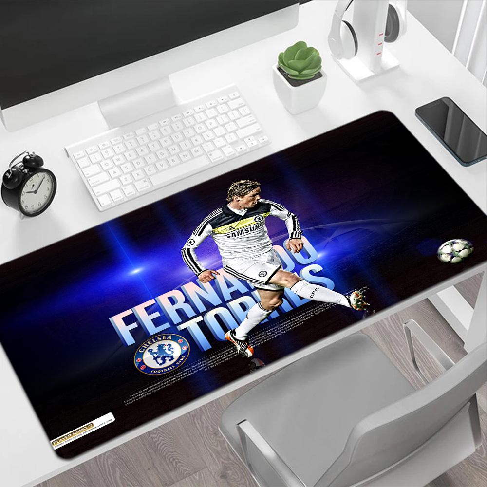 Iranian Football Player Large Mouse Pad Office Mouse Mats Study Desk Mat Non-Slip Rubber Base Computer Desk Office Decoration Accessory