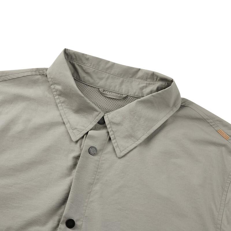 Skechers Solid Color Comfortable Fashionable Trendy Polo Button Jacket Unisex Jacket Brown L324U027-01NC