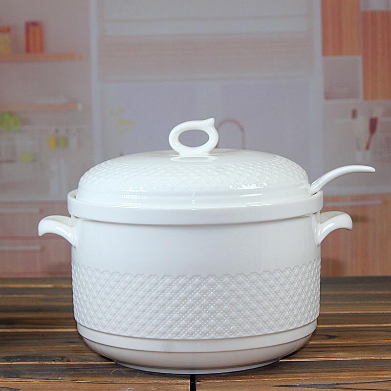 

Ceramic Kitchen Oil Storage Jar with Spoon