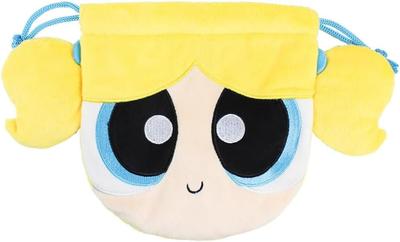 Tees Factory Powerpuff Girls Plush Drawstring Bag Bubbles H160 X W150mm PW-5530367BB