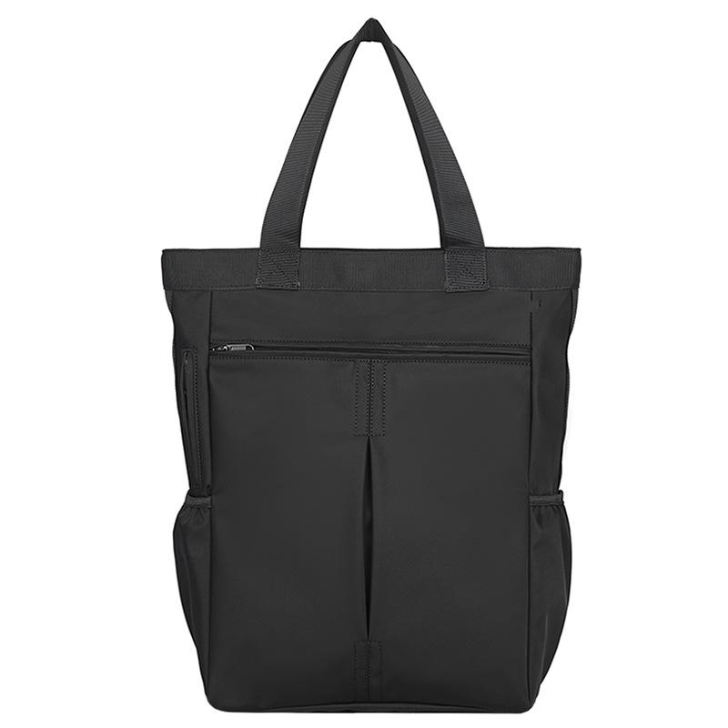 Men s Lightweight Water-Repellent Nylon Crossbody Bag - Large Capacity, Casual Business Shoulder Bag. чёрный