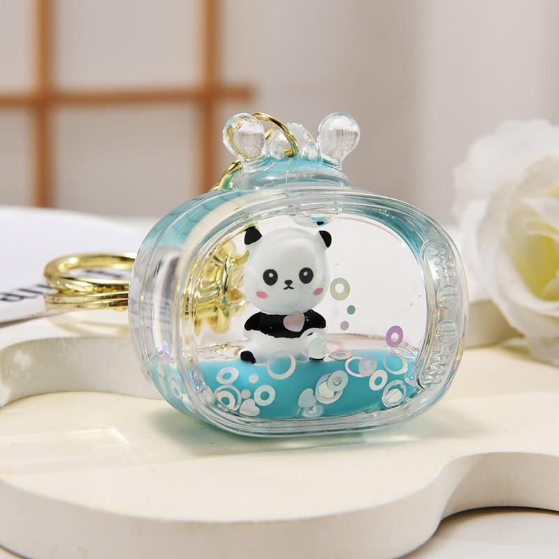 Panda Acrylic Keychain: Car Pendant, Backpack Accessory, Couple Gift