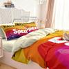 Paulaner Spezi Vintage Color Block 3-Piece Bedding Set (Duvet Cover & Pillowcase)