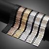 22 mm Rostfritt Stål Armband för Tissot för Citizen för Seiko Snabbkoppling Fjärilsspänne Metallklockarmband Högkvalitativt Armband