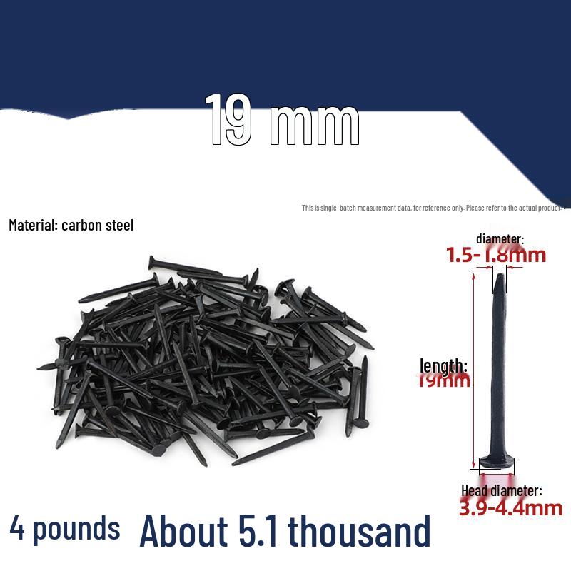 Spikeschuh Reparatur Nägel: Extrafeines Schwarzeisen für Lederschuhe