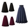 Medieval-style, Slimming, High-waisted Midi Skirt Retro Fishtail A Renaissance Stage Costume with a Skirt