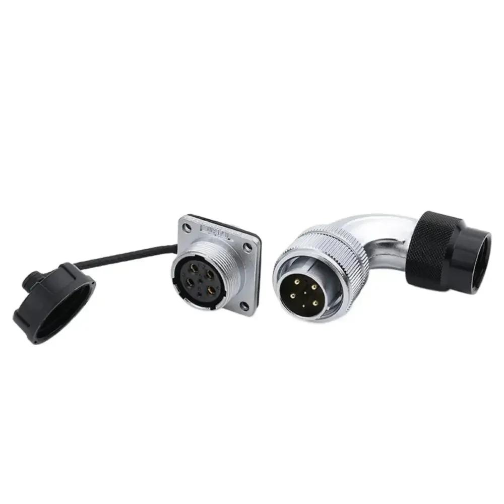 WEIPU WS20 TC+Z 2 3 4 5 6 7 8 9 12 15Pin IP65 Male Plug Female Socket Power Adapter Industrial Automotive Soldering Connector