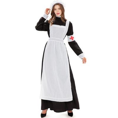 Lolita Dress, Halloween Costume, Soft Maid Dress Anime Nurse Maid Dress Uniform Set