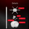 GEDO 304 Stainless Steel Kitchen Cookware Organizer Smoothly 360° Rotary Spatula and Soup Spoon Hanger 12 Pcs Kitchenware Rack