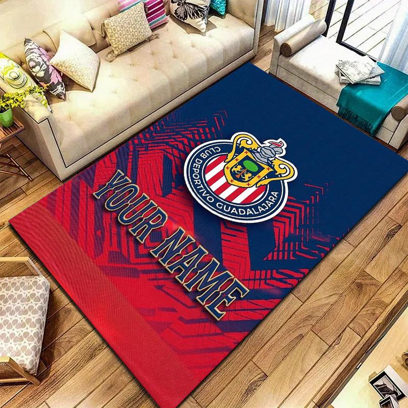 Chivas Crest Fan Gear Custom Name Carpet Rug For Living Room Bedroom Home Sofa Decoration Kids Play Nonslip Floor Mat